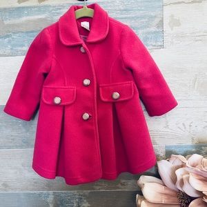 Campanita pea coat baby girl